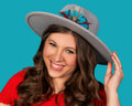 Blue bird fedora