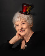 Mini red top hat