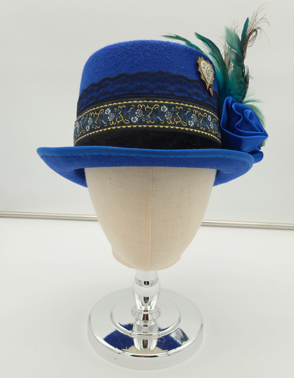 Blue peacock